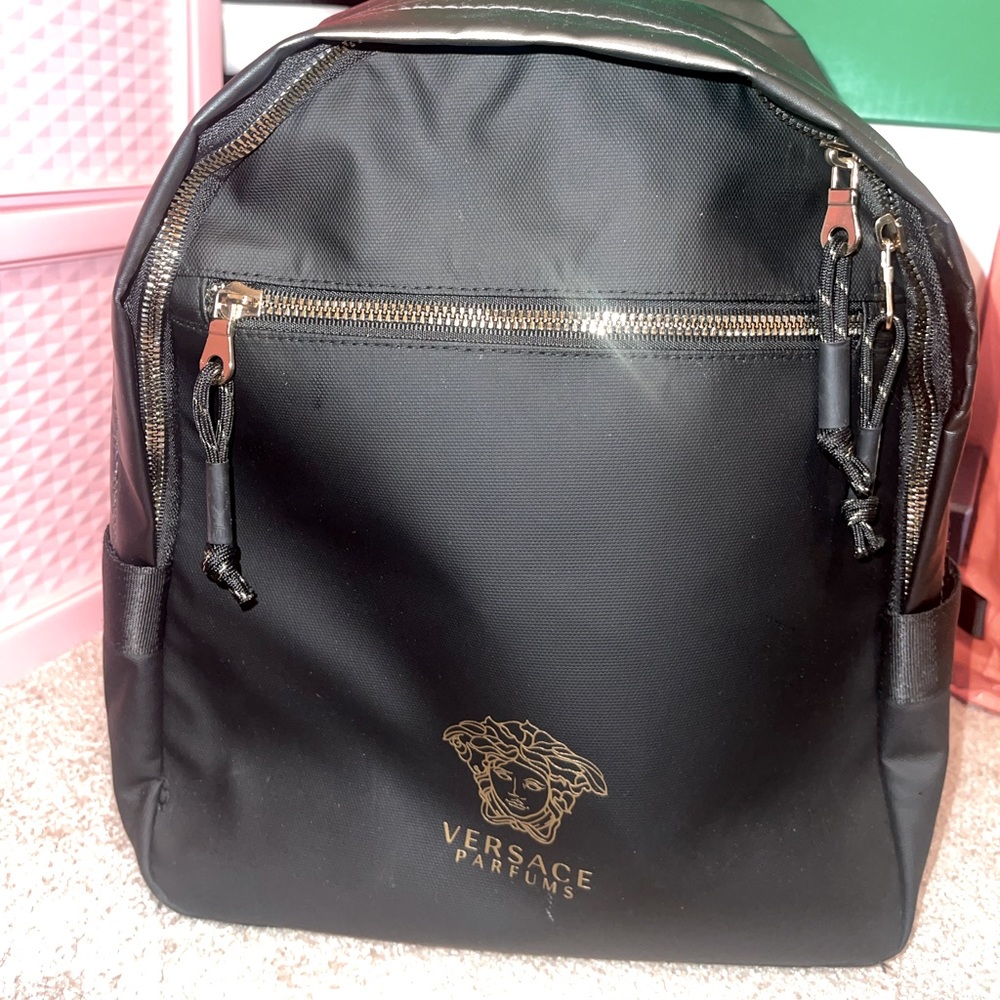 Versace parfums book bag